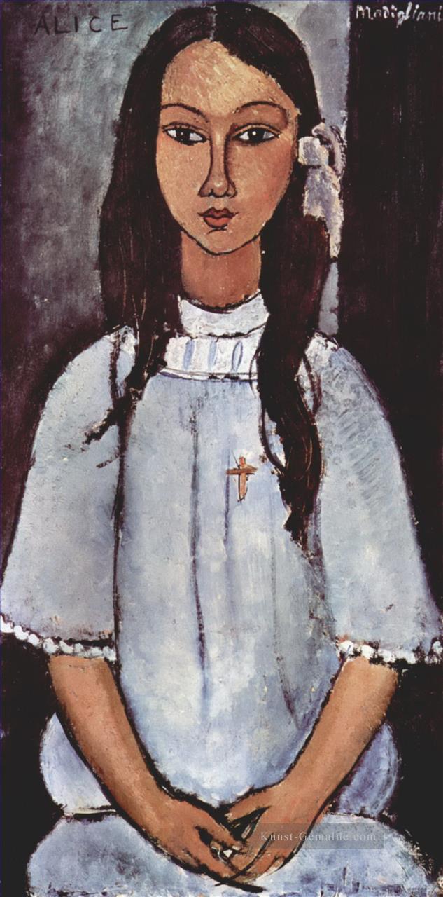 Alice 1915 Amedeo Modigliani Ölgemälde